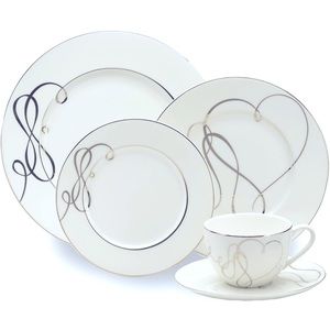 MIKASA LOVE STORY 5-Piece Place Setting, Service for 1